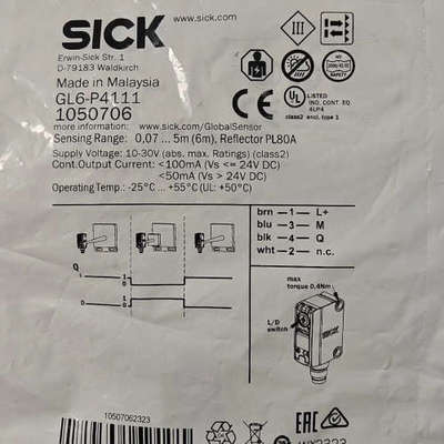 西克光电传感器GL6-P4111，订货号1050706，数量议价