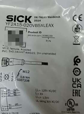全新SICK西克YF2A15-020VB5XLEAX  订货议价