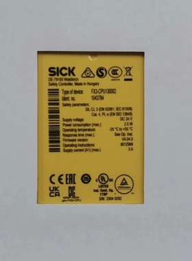 sick西克安全继电器FX3-CPU130002,订货号10议价