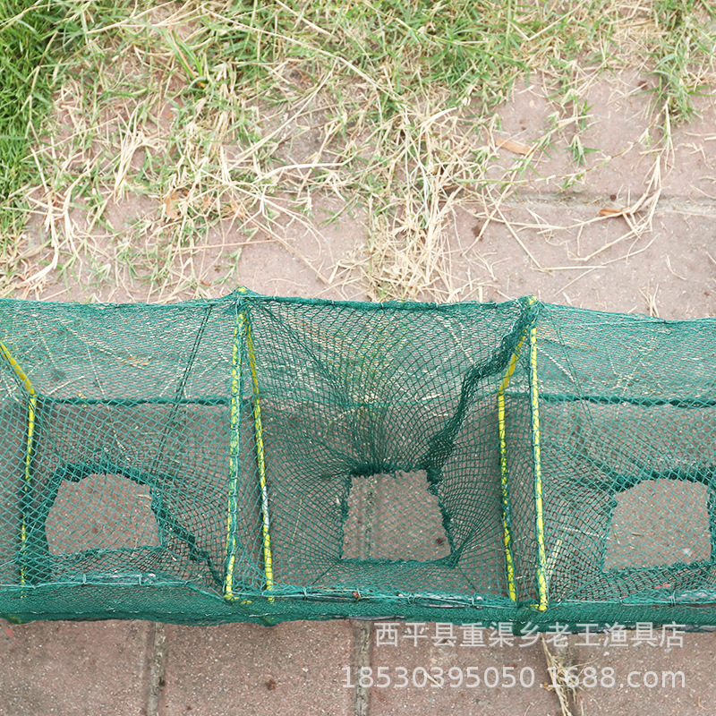 龙虾网3.7米19节全新料套皮虾笼 捕鱼笼 渔具鱼护厂家可定