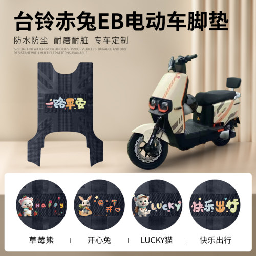 台铃赤兔EB专车脚垫防水防滑耐磨