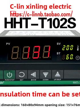 欣凌牌ht- t102s Pt100 0-200度ht- t102智能温度时间控制器