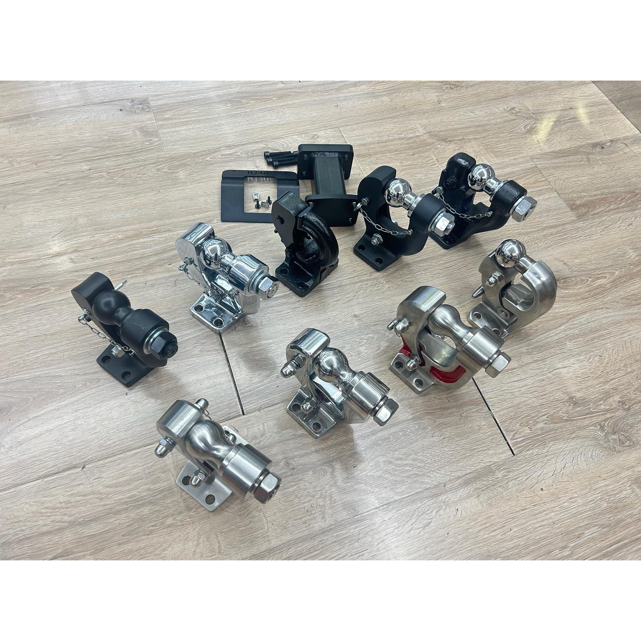 24北京Bj40拖车钩改装专用流氓钩Bj40C虎头钩装饰防撞拖车配件