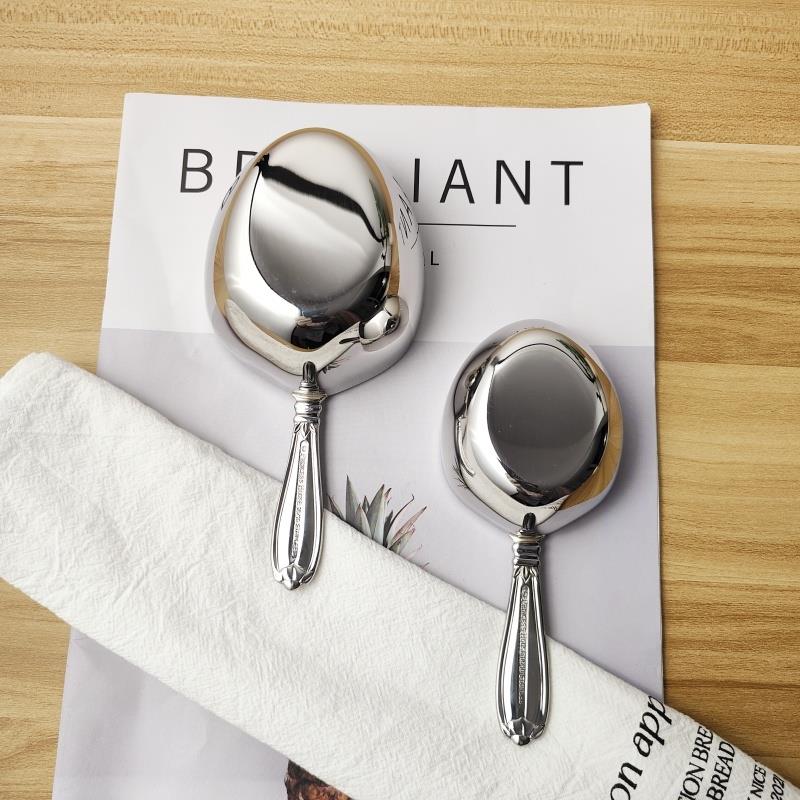 经典!店主自留款PH 18-10不锈钢西餐小舀勺深汤勺料汁勺浇汁勺