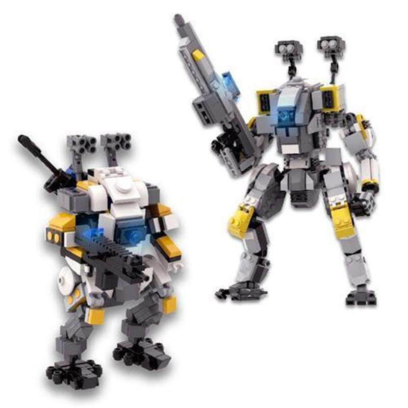 柒彩创意moc泰坦陨落bt7274主角机载人机甲moc模型益智拼装积木