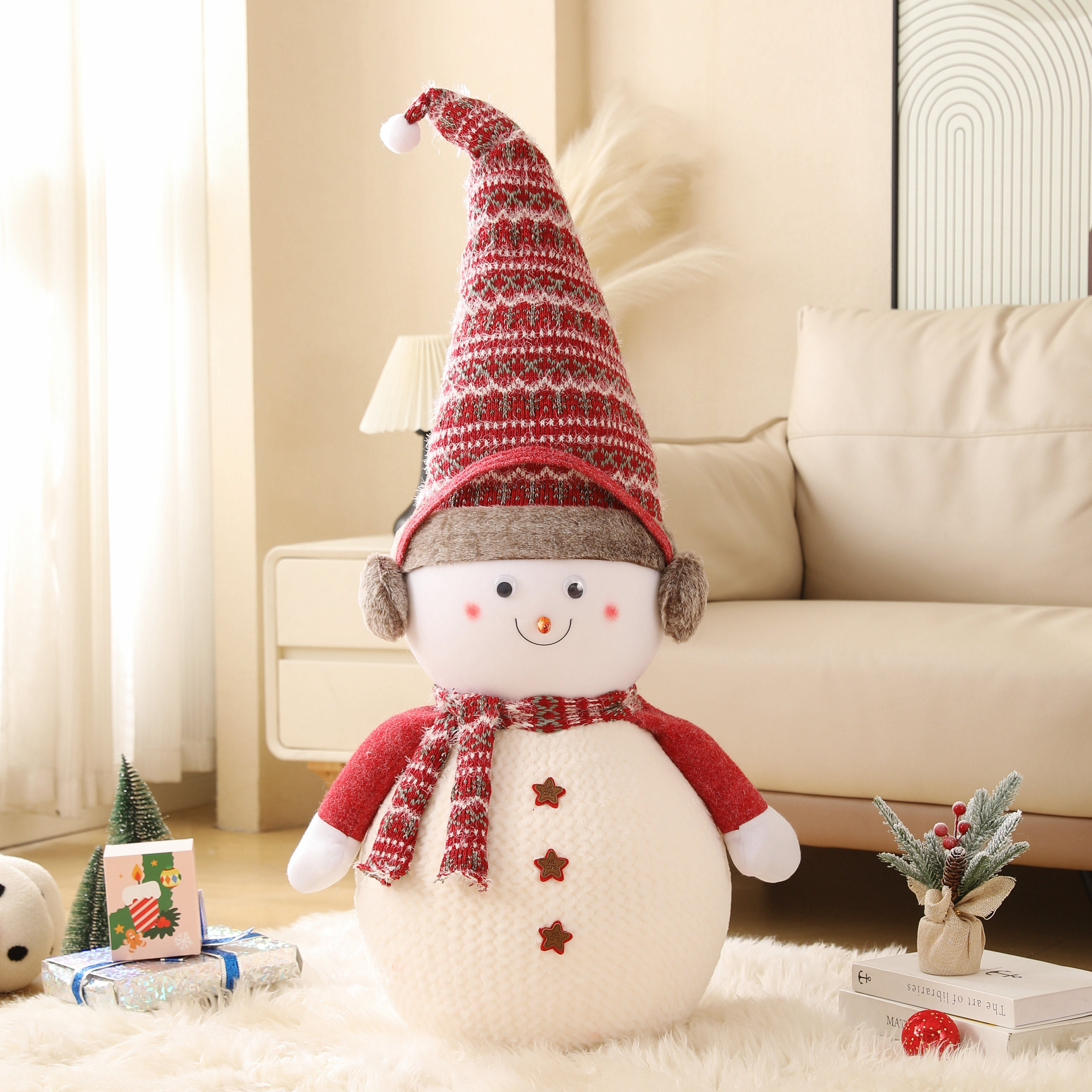 圣诞节装饰品小雪人娃娃公仔玩偶礼物圣诞树橱窗氛围场景布置摆件,节庆用品/礼品,圣诞装饰品,淘宝优惠券,粉丝福利购,淘宝优惠卷