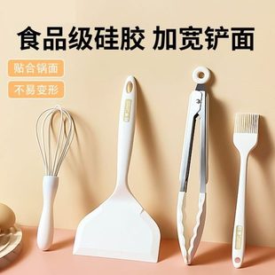 旺亨专用烙饼耐高温锅铲玉子烧食品级家用铲子硅胶铲煎饼不沾锅