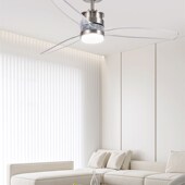 Flower 电扇 fOnes高端创意风扇灯现代简约静音变频客餐厅2025新款