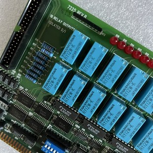 REV.B PCI数据串口采集卡16xRELAY ISOLATED I散 OUTPUTS 7225