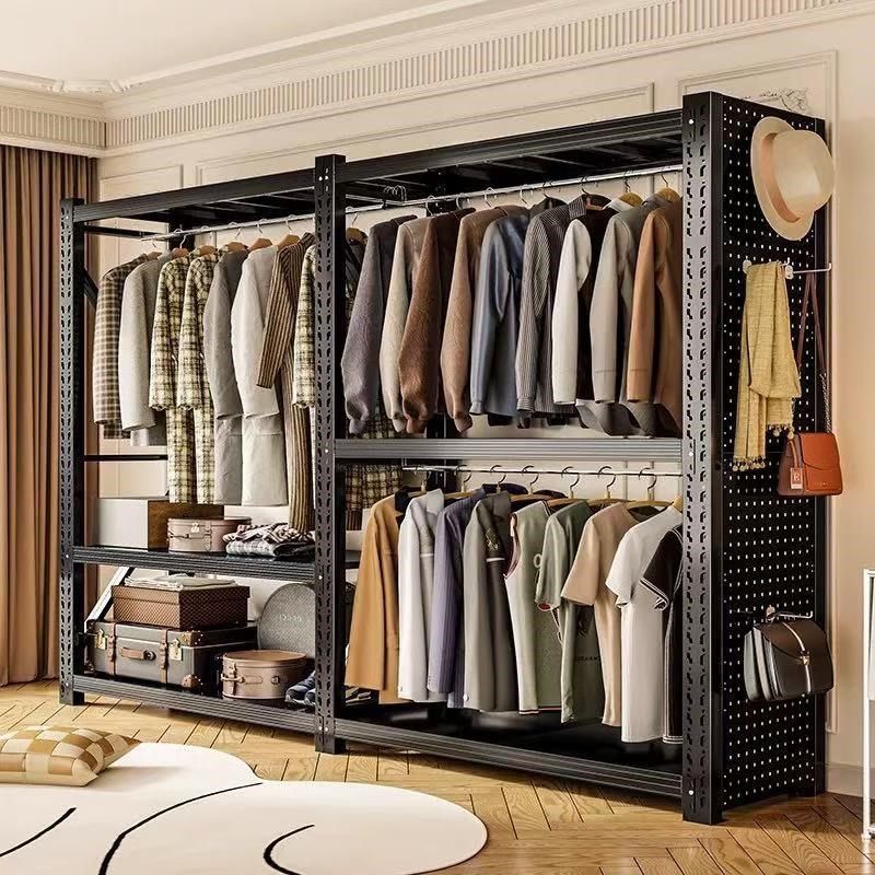 货架衣柜简易家用金属服装展示架干洗店钢制O开放式挂衣架衣服架,商业/办公家具,置物架/陈列架/储物架/展示架,淘宝优惠券,粉丝福利购,淘宝优惠卷