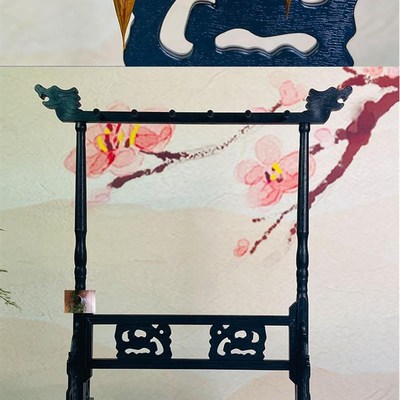 义源笔庄十件套朱玉礼盒兼毫五只妍妙狼毫金钩大斗笔.随雨春笔庄