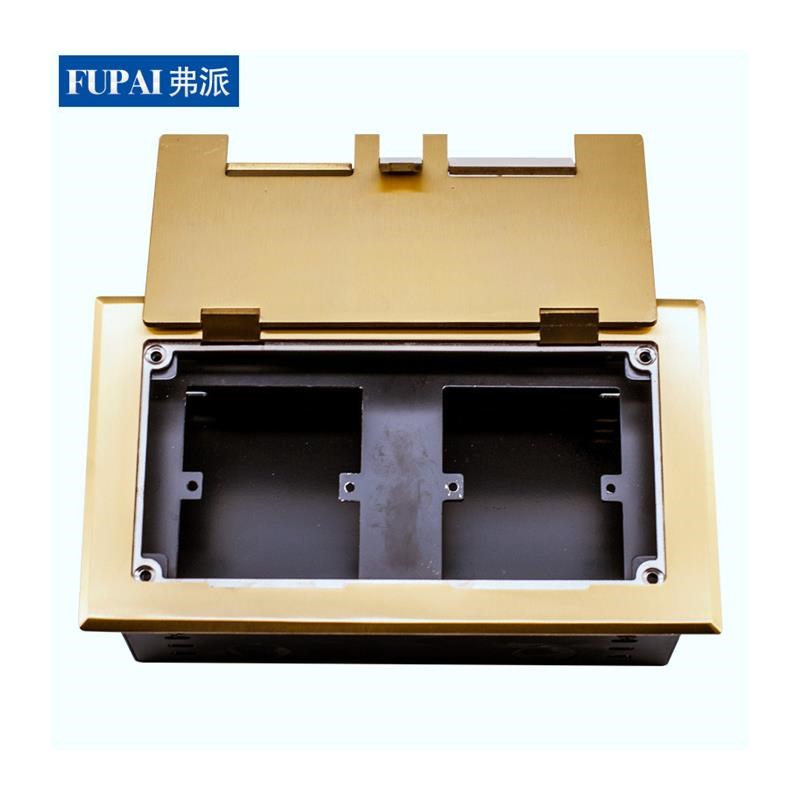 舞台地插话筒网络音频多媒体舞台接线盒铜地插座Y开启式地插z