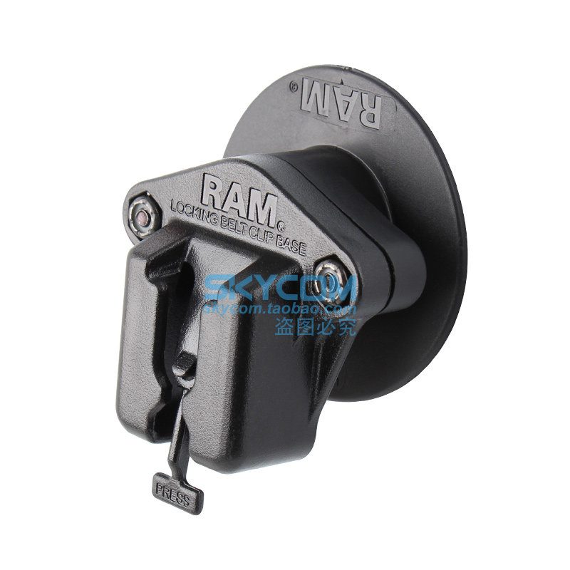 美国RAM 八重洲k YAESU 车载台对讲机手咪挂钩 车台手咪支架挂架