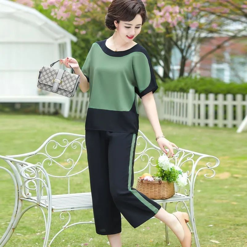 单/套装 母亲节衣服妈妈夏装2大码套装