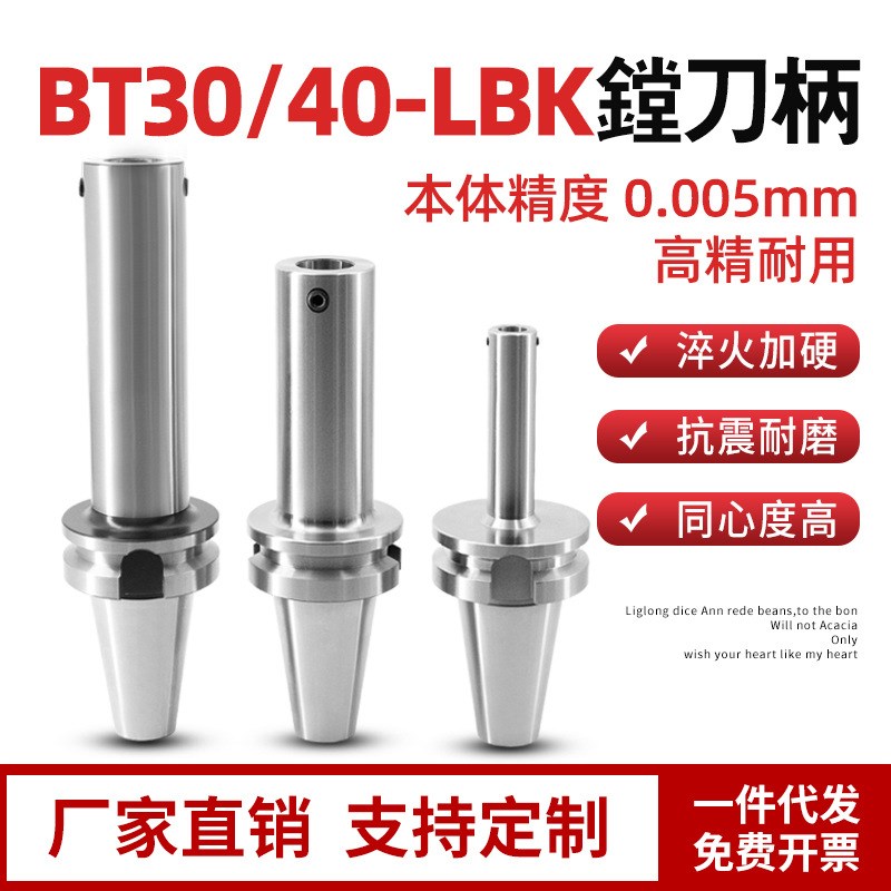 BT30/BT40镗刀柄LBK6/5/4/3/2/1镗头刀柄RBH粗镗精镗数控刀柄BT50