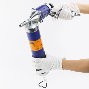 拉链式 卡尔森气动黄油枪毛毛虫黄油弹注油枪手动高压链条油抢透明