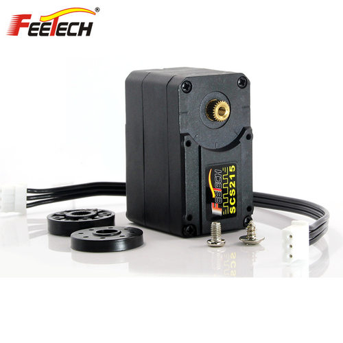 FEETECH飞特15KG大扭力金属双轴智能机器人总线串口舵机伺服电机