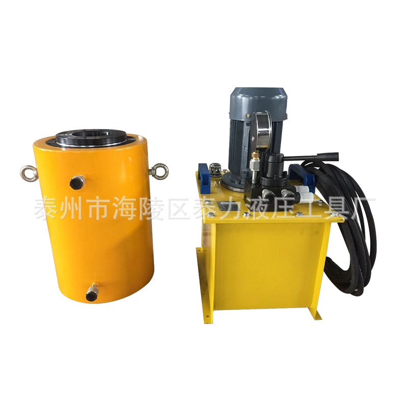 电动液压千斤顶50吨100吨立式分体同步重型液压顶 工程桥梁千斤顶