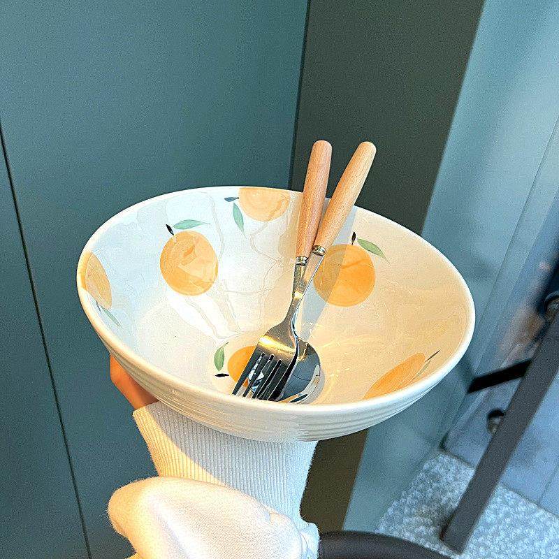 大容量碗韩版ins风汤碗家用餐具大碗拉面大号板面碗好看的沙拉碗,餐饮具,碗,淘宝优惠券,粉丝福利购,淘宝优惠卷