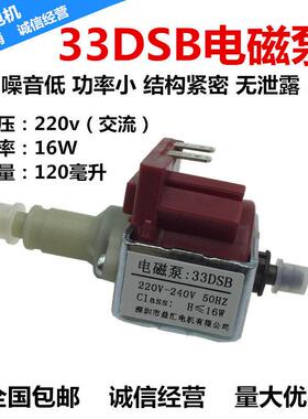 特价-33DSB电磁泵 220v16W 蒸汽熨斗 蒸汽拖把 小型水泵 微型水泵