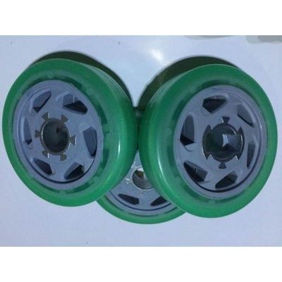 阿尔卡诺开门机配件PU胶轮遥控开门机轮子走轮地滚轮电动门轮子