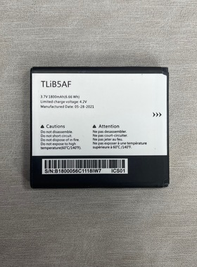 适用阿尔卡特S710电池 S810 J610 大鲨鱼S800手机电池TLiB5AF电池