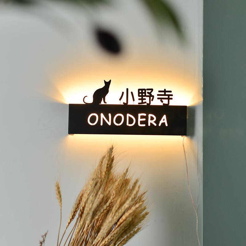 不锈钢镂空灯箱广告牌 服装店招牌灯牌定制 户外led发光字门牌