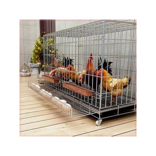 鸡下蛋的笼子家用养鸡特大号自动清粪折叠K养殖笼鸡舍铁丝网鸭鹅