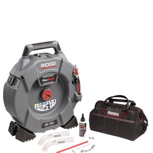 里奇K9-102+l电动软轴通下水道管道疏通器机油污管壁清洁商用餐饮