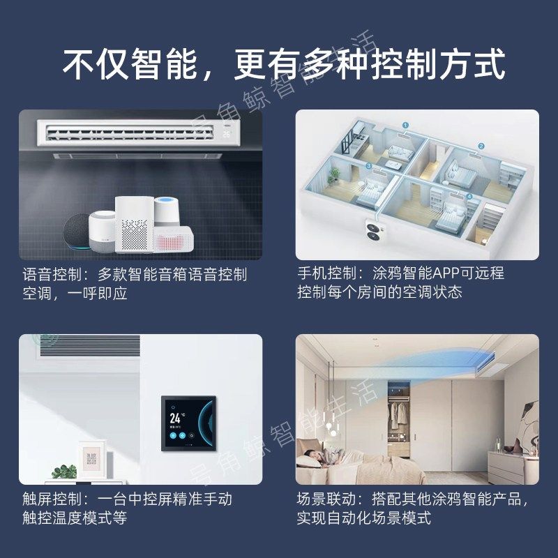 涂鸦ZigBee智能VRF中央空调控制器温控器网关模块手机远程语音控