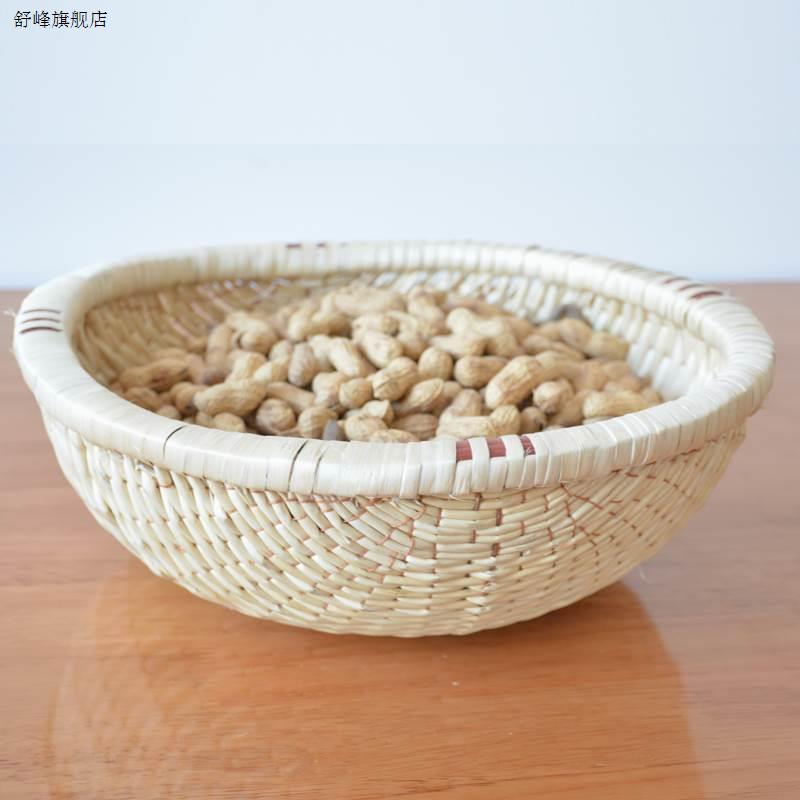 新款编筐馍筐家用手工柳编馒头筐柳F条盛馒头筐箩筐笸箩收纳筐簸
