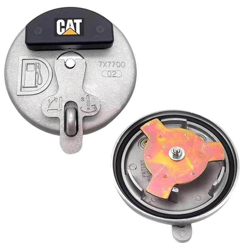 卡特挖机油箱盖200 320D 325 336 349B防盗油箱盖挂锁挖掘机配件