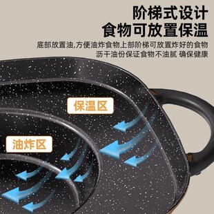 插电款烤炉烧烤烙锅家用电烤盘贵州一体锅炸洋芋专用电罗锅烤肉