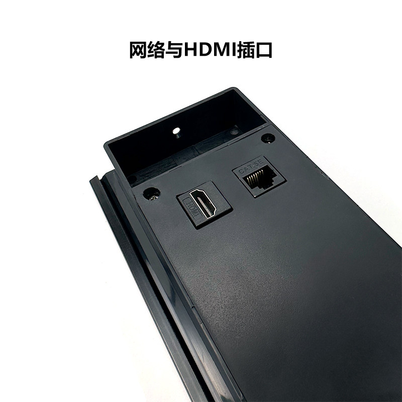 桌面嵌入式插座合金多功能隐藏式隐形滑盖插排台面USB多媒体理线