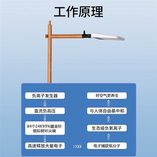 空气负离a子发生器森林氧吧疗养生仪高浓度家用离子净化非炁能健