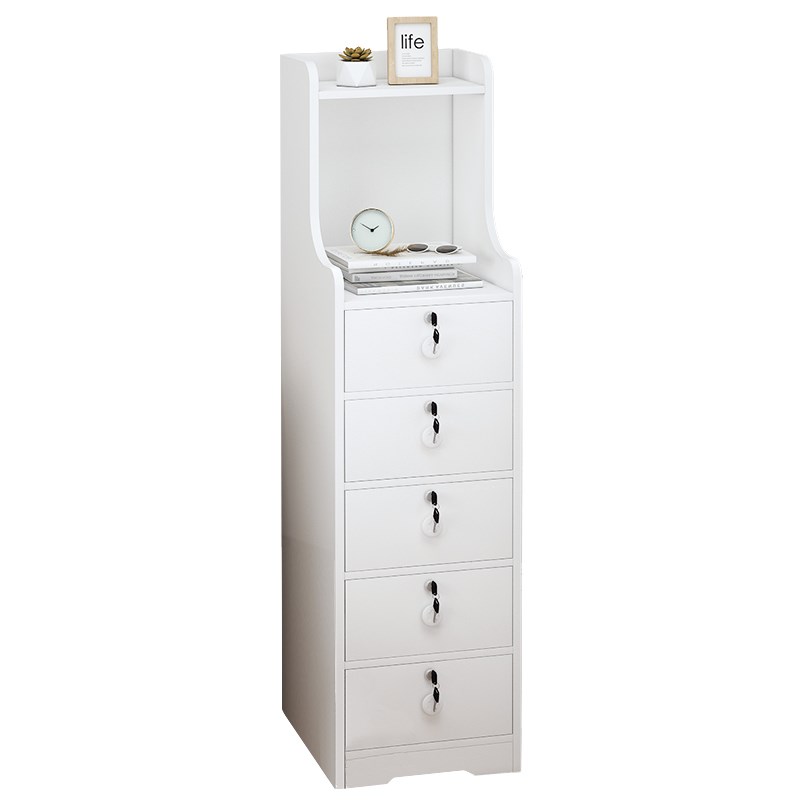 简约现代床头柜25CoM超窄夹缝柜简易家用卧室小型置物架窄柜子带