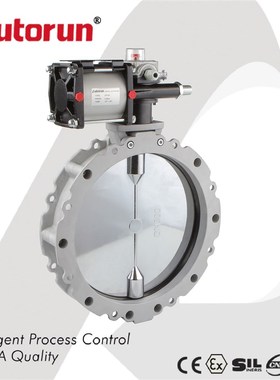 Autorun欧德隆气动水泥粉体蝶阀V1FS150+CP101+MIC23