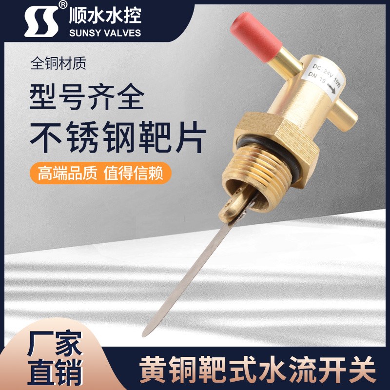 靶式流量开关靶流开关 流量控制器4分 6分靶式DN2P0 DN25水流开关