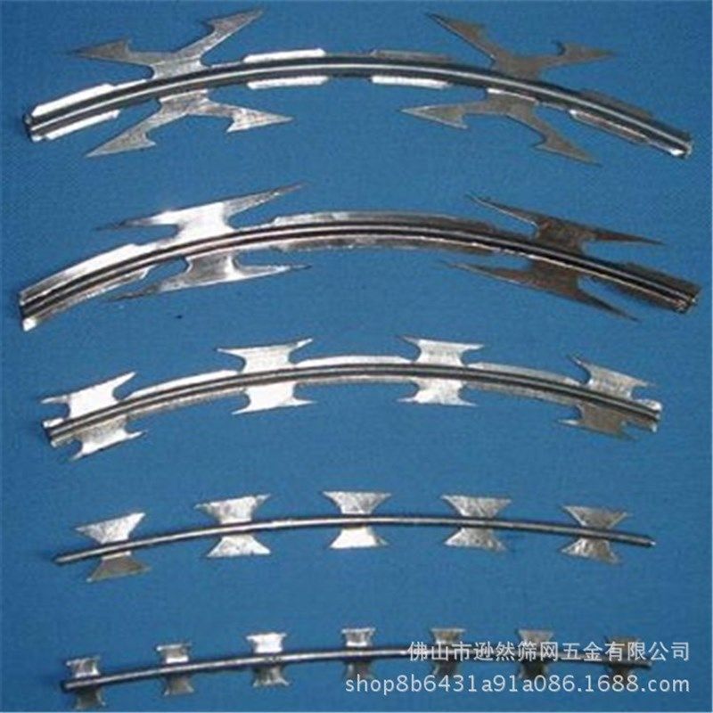 厂家现货直销 刀片刺绳 镀锌单股刺绳304不锈钢刀片刺绳刀片防盗,机械设备,其他机械设备,淘宝优惠券,粉丝福利购,淘宝优惠卷