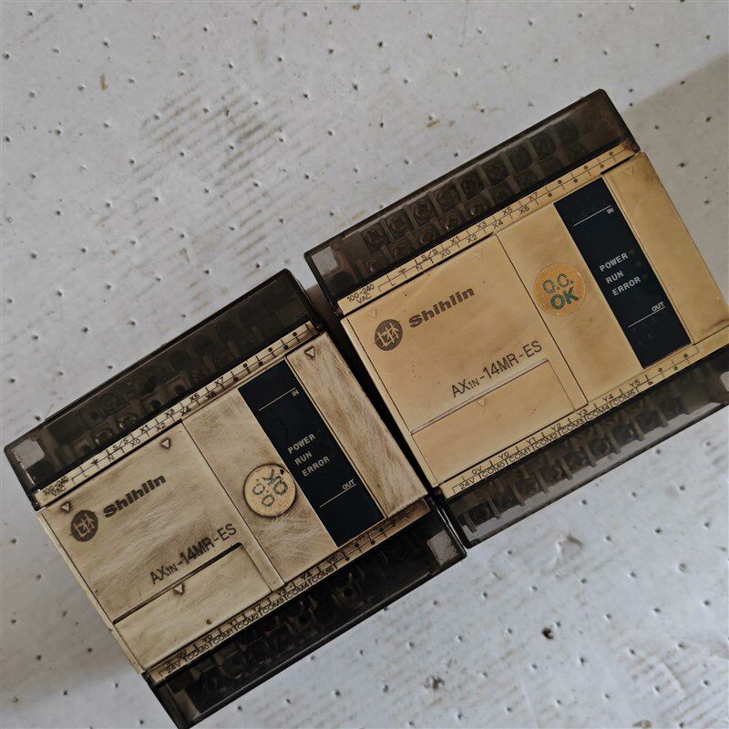 士林PLC可编程控制器AX1N-14MR-ES,拆机成色如图