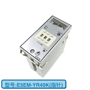指针温度控机制器E5EM-YR40K数显温控仪E5E机N注塑料斗干燥温控表