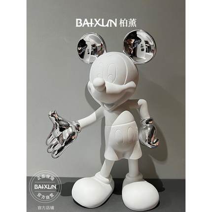 酒柜摆件客厅电视柜现代简约米奇轻奢高端大气上档次展示柜装饰品