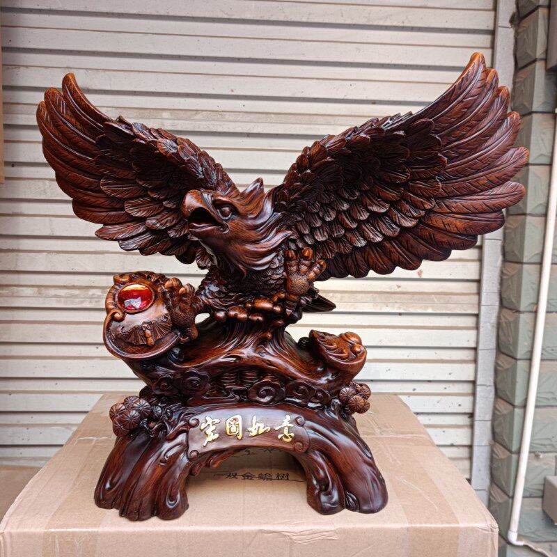 大展宏图老鹰宏图如意工艺品吧台