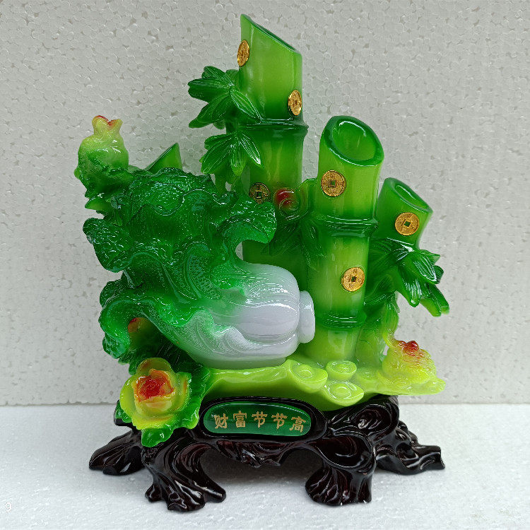 财富节节高树脂工艺品吧台玄关桌