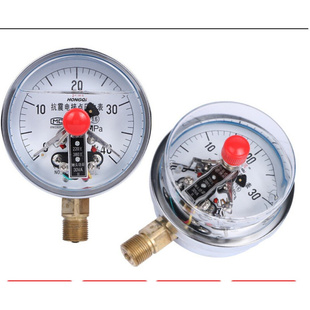 耐震电接点压力表YTNXC 全规格红旗仪表红旗压力表带航空插头 100