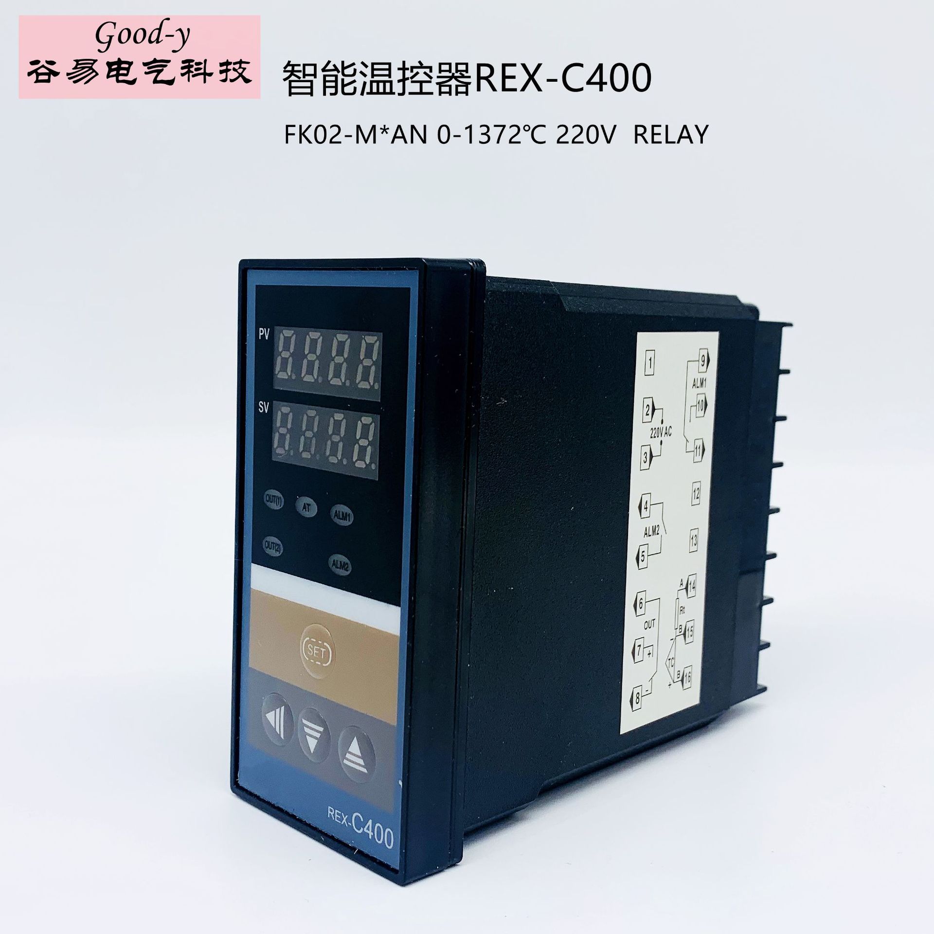 厂家销售REX-C400全智能温控表温控仪表控制器大变压器抗干扰更强