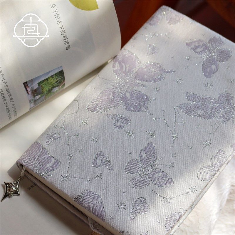 真我 星座蝴蝶 闪银少女温柔手账帐本手工布书衣日记本笔记本A5A6,文具电教/文化用品/商务用品,手帐/日程本/计划本,淘宝优惠券,粉丝福利购,淘宝优惠卷