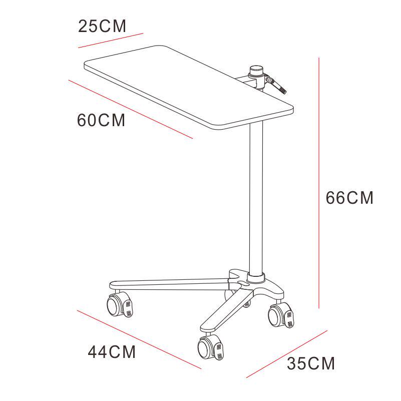 创意铝合金移动笔记本电脑支架免打孔键盘托架升降式手托架鼠标垫