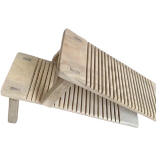 搓衣板可固定加厚实木搓衣板带脚大号有脚搓衣板坐着洗搓板香樟木