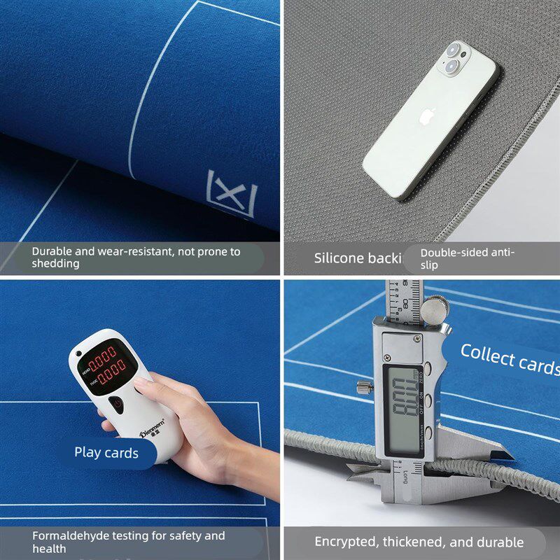 麻将桌布掼蛋专用桌布掼蛋扑克比赛桌垫加厚隔音降噪圆形打牌桌垫